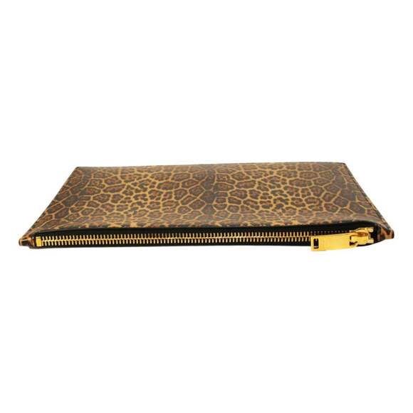 Saint Laurent Leopard Printed Calfskin Leather Medium - Picture 6 of 7